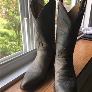 Blue authentic cowgirl boots